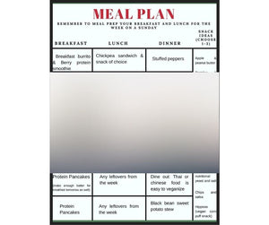 High protein plant based meal plan (and meal prep guide)