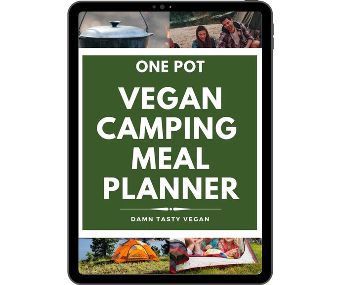 One pot vegan camping meal planner and packing list