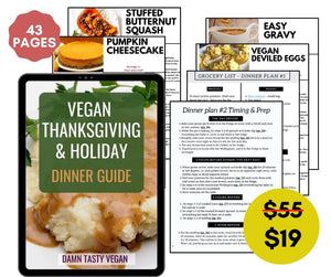 Vegan thanksgiving and holiday recipe guide